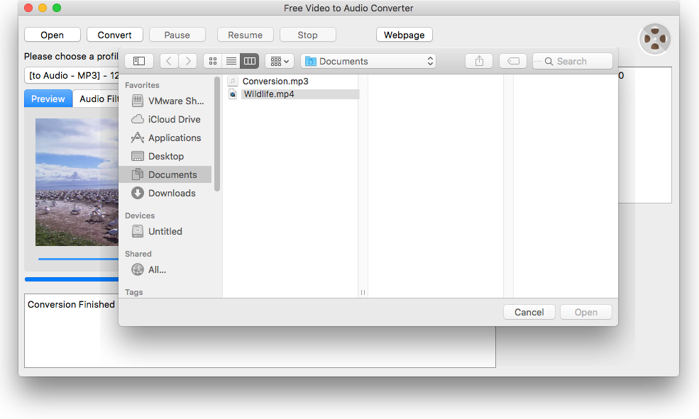 audio to video converter for mac
